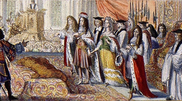 William and Mary are crowned