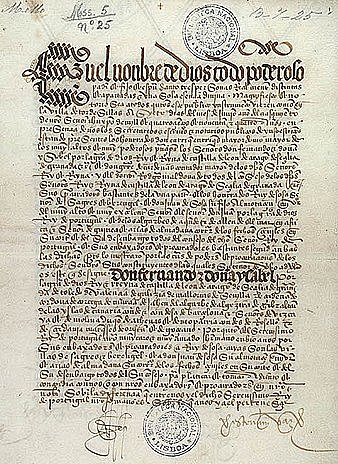 Assinatura do Tratado de Tordesilhas