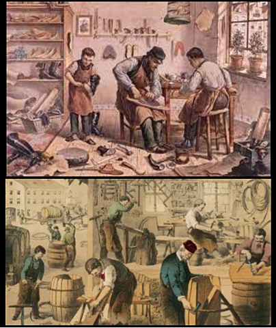 Early Organization: Shoemakers & Coopers