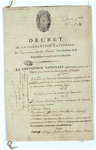 Law of Prairial passed