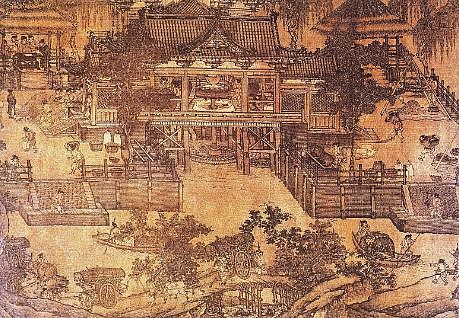 CHINA, (Pintura), Cinco dinastías