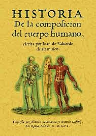 1556. Obra la “ Historia de la composición del cuerpo humano” (Roma)