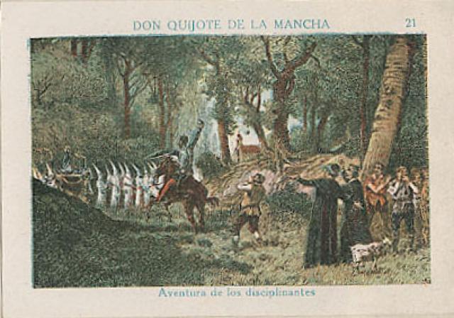 El Quijote ataca a los disciplinantes