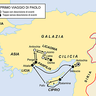 Timeline: Il primo viaggio di S. Paolo