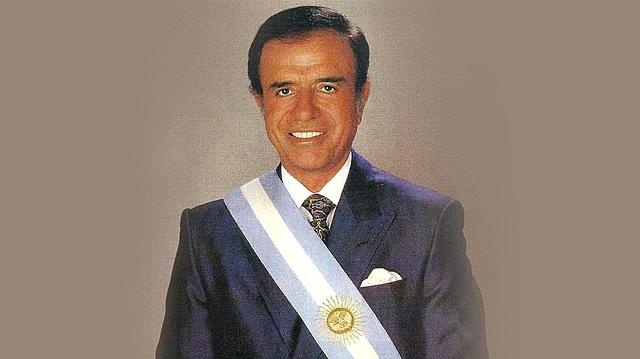 Día de la asunción a la presidencia de Carlos Menem