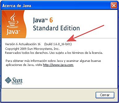 Java versión 1.6