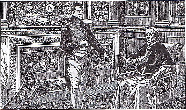 Napoleon came to an agreement with the pope, the agreement recognized Catholicism as the religion of the majority of the French people