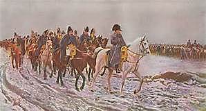 Napoleon's downfall began when he decided to invade Russia