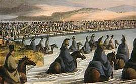 Grand Army of more than 600,000 men entered Russia