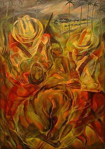 Rapto de la Mulata, Carlos Enríquez, Cuba.