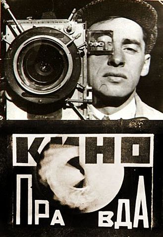 Début du Kino-pravda et kino-glaz (RU)