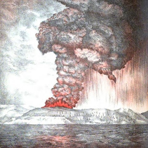 Krakatoa Eruption - Java/Sumatra