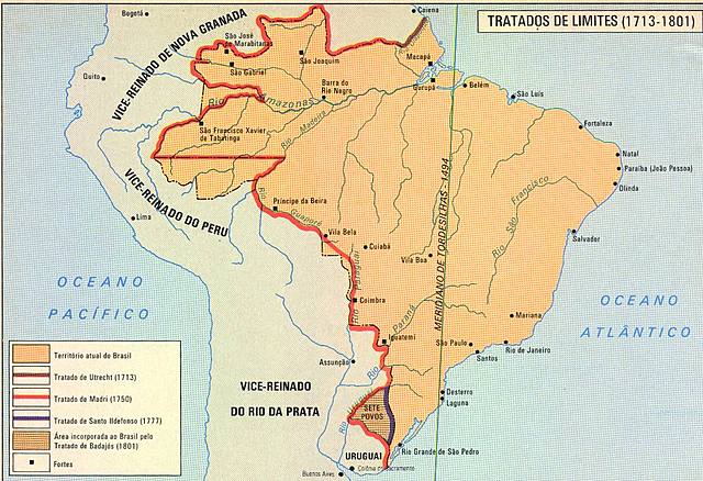 Cesión de las reducciones jesuíticas a Portugal a cambio de la entrega de la colonia de Sacramento