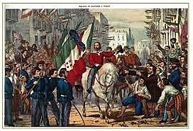 Los “Camisas Rojas” unieron el Reino de las Dos Sicilias al de Piamonte-Cerdeña