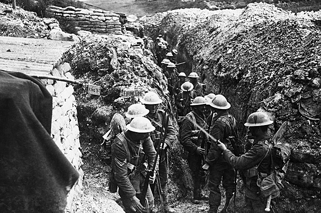 Início da 2ª fase- Guerra das trincheiras ou de posição