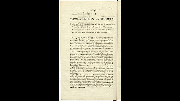 DECLARACIÓ DEL DRETS DE VIRGÍNIA