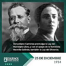 Ley del Municipio libre y Ley del Divorcio