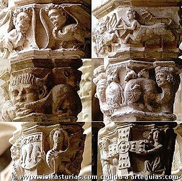 Tipos: Escultura en relieve - Capiteles