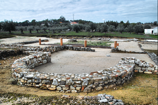 Basílica de Torre de Palma. (Monforte de Alentejo,Portugal).