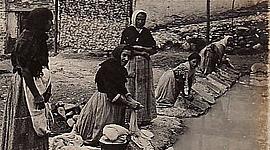Timeline: Línea del tiempo. Oficio de lavandera