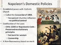 Civil Code, or Napoleonic Code, was introduced
