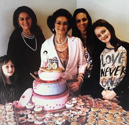 I spent my great-grandmother's 90th birthday