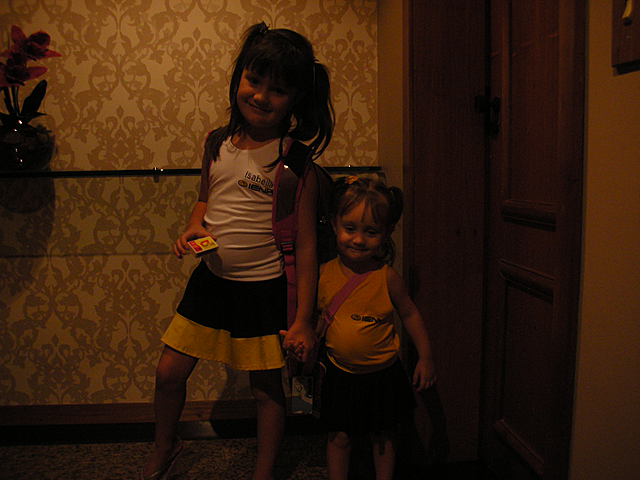 I went to school for the first time