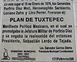 plan de tuxtepec