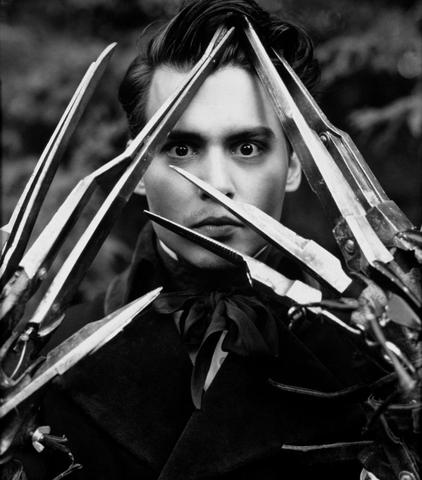 He personified to Edward in'Edward Scissorhands'