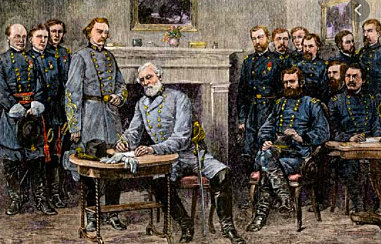 The Treaty at Appomattox Courthouse