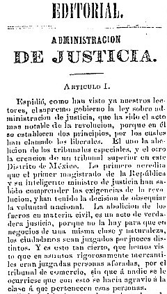 Ley para la Administración de Justicia en los negocios de comercio