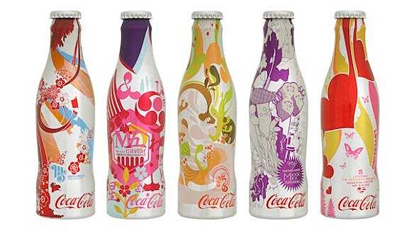 Limited Edition 'M5' Aluminium Coke Bottles Produced