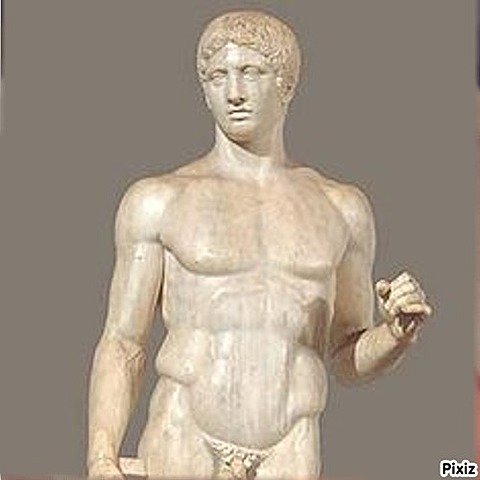Doríforo ( Polícleto). Escultura.