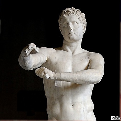 Apoxiómeno (Lisipo). Escultura.