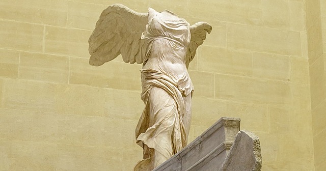Victoria de Samotracia. Escultura.
