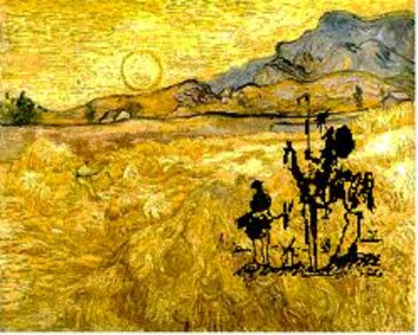 Don quijote visita a su amda dulcinea