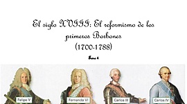 Timeline: ESPAÑA EN LA ÓRBITA FRANCESA: EL REFORMISMO DE LOS PRIMEROS BORBONES