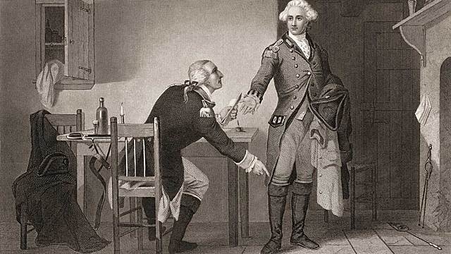 Benedict Arnold turns traitor