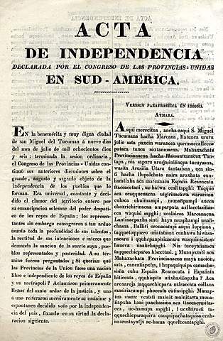 Independencia de las Provincias Unidas