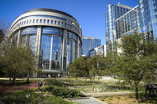 Edificio del Parlamento Europeo en Bruselas
