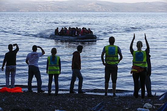 Los solicitantes de asilo llegan a Europa