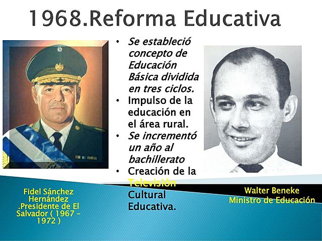 Segunda Reforma Educativa.