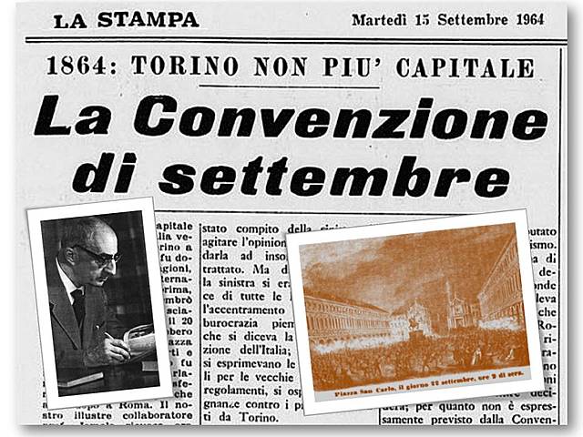 Convenzione di settembre e la capitale passa da Torino a Firenze