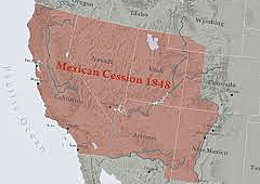 Mexico loses California, new Mexico, and Arizona