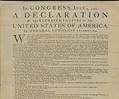 DECLARACIÓN DE INDEPENDENCIA DE LOS EEUU