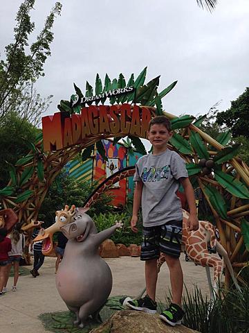 My first time at an amusement park