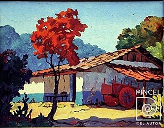Francisco pacheco - Obra "Arbol Rojo"