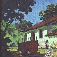 Francisco pacheco - Obra "Carreta Roja y Casa"