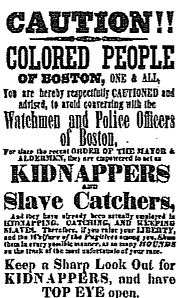 Fugitive slave law