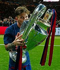 Champions más reciente de Liones Messi